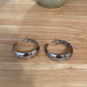 Silver Hoop Earrings